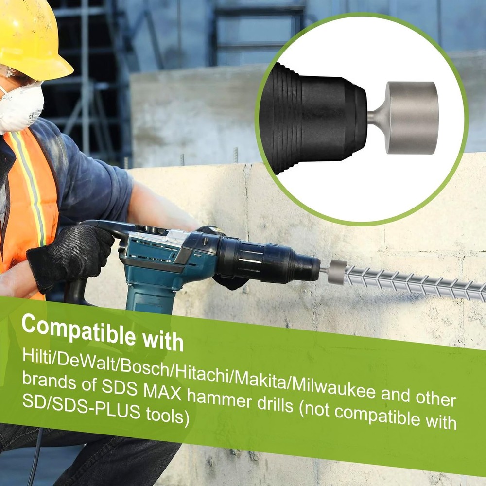 Werhoo SDS Max T-Post Driver and Hammer Drill Capability - The Ultimate Solut...