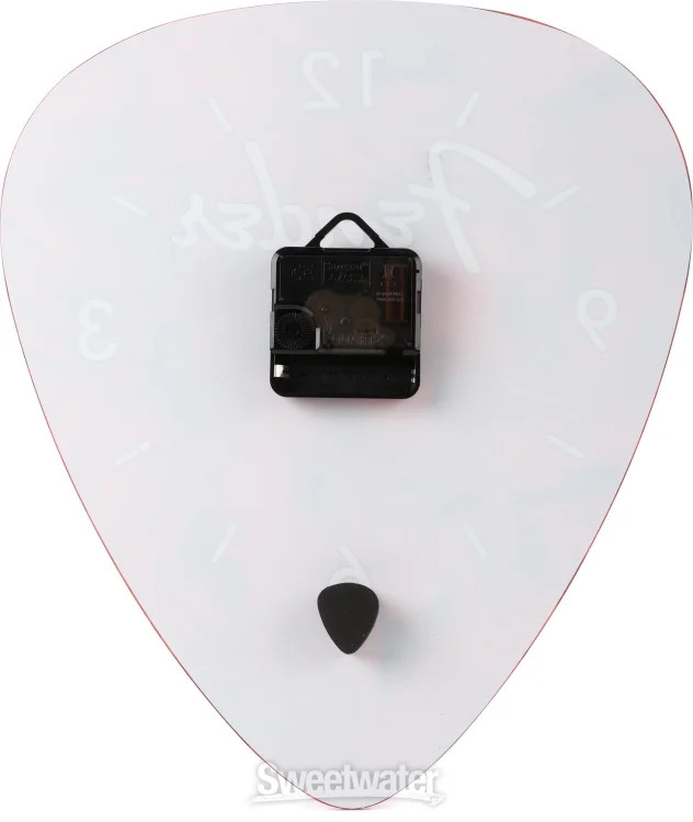 Pluginz Fender Wall Clock - Red