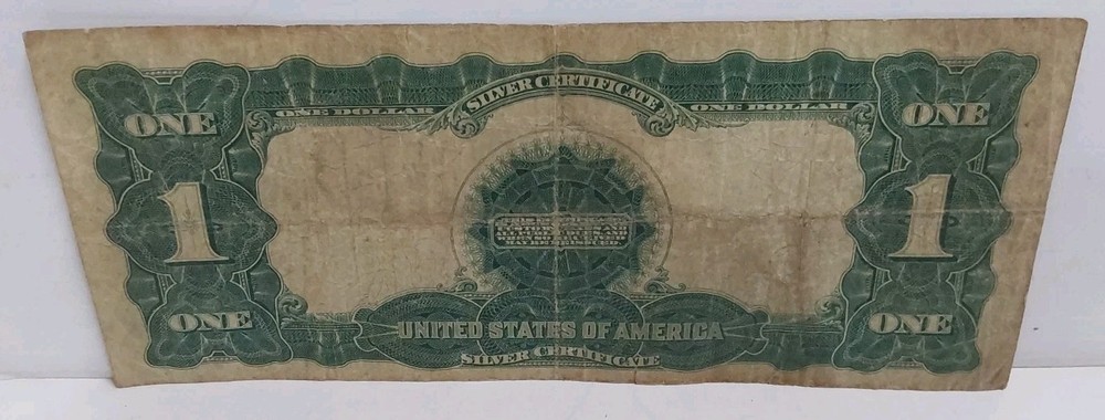 1899 1$ Black Eagle Silver Certificate - Serial# M12110321A (CIRCULATED)