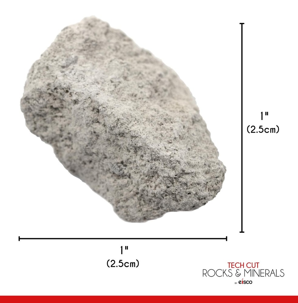 EISCO 6PK Oolitic Limestone, Sedimentary Rock Specimens - Approx. 1" -...