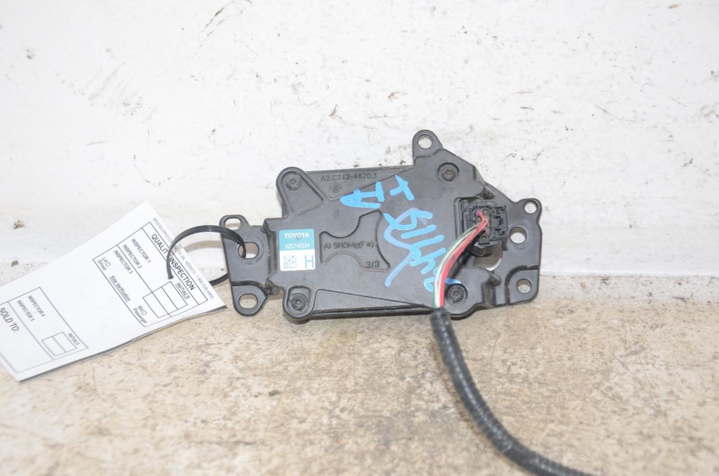 2018 2019 TOYOTA CAMRY Front Adaptive Cruise Control Radar Unit 898057