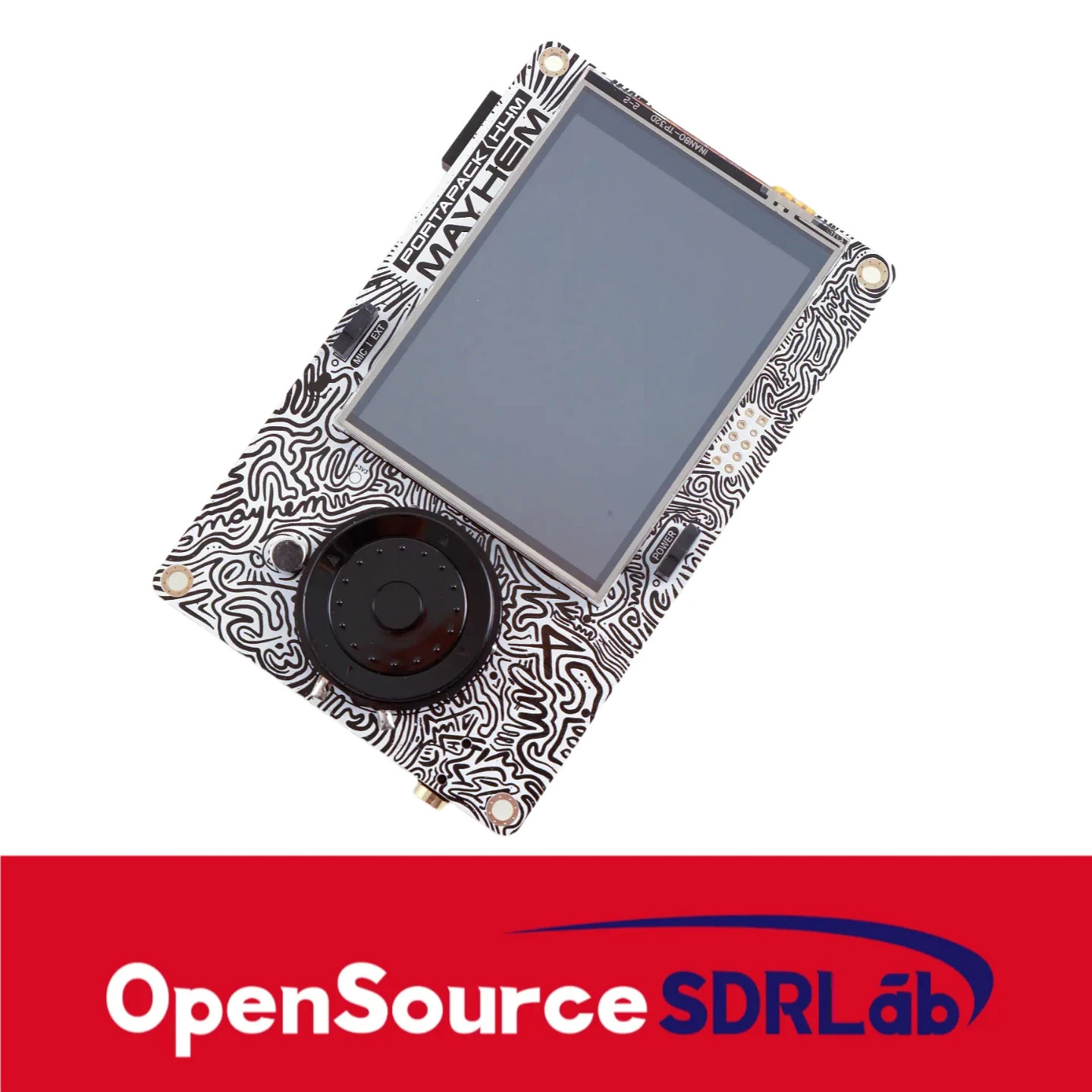 Portapack H4M Spectrum Analyzer & Transparent Shell with speaker&Lithium Battery