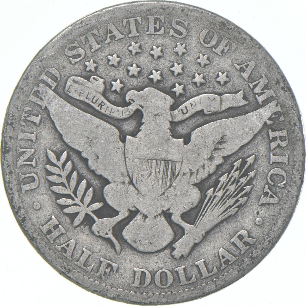 1903 Barber Half Dollar Average Circ 90% Silver