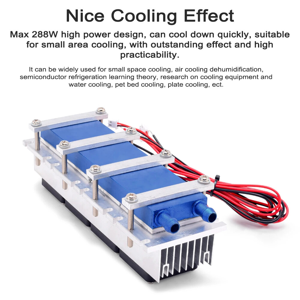 Semiconductor Small Air Conditioner Cooling System Electronic Refrigerator DIY