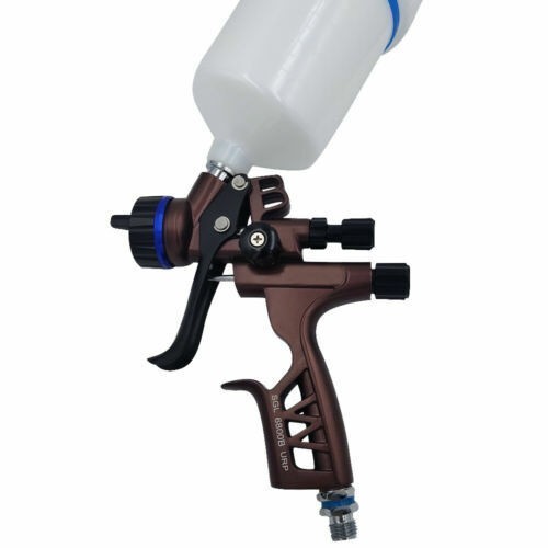600ML HVLP Spray Gun 1.3mm Nozzle With Pressure Regulator Car Surface Spraying