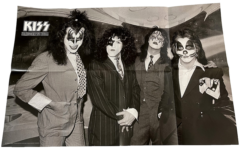 KISS Poster Dressed to Kill Box Set Exclusive 'Suits Poster' 1975 Image 20"X30"
