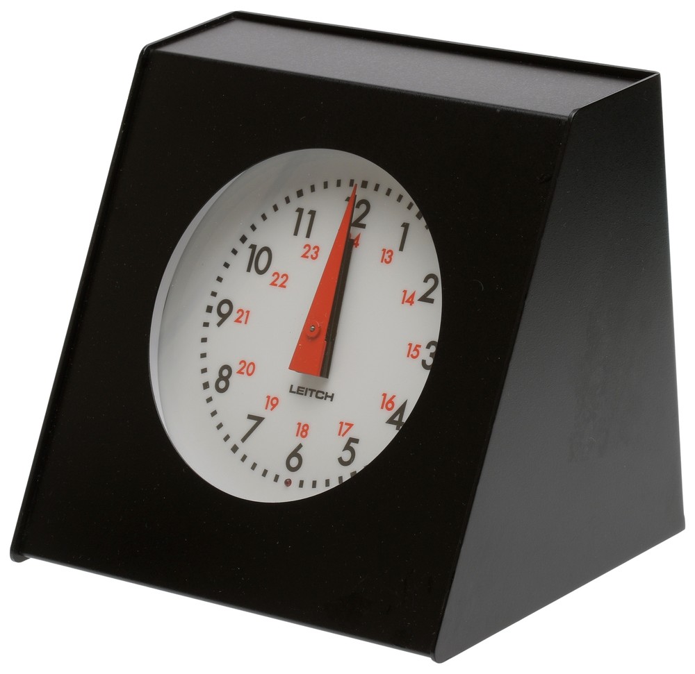 Leitch ADC-5105 L Illuminated 5" Studio Analog Desktop Clock SMPTE/EBU Timecode