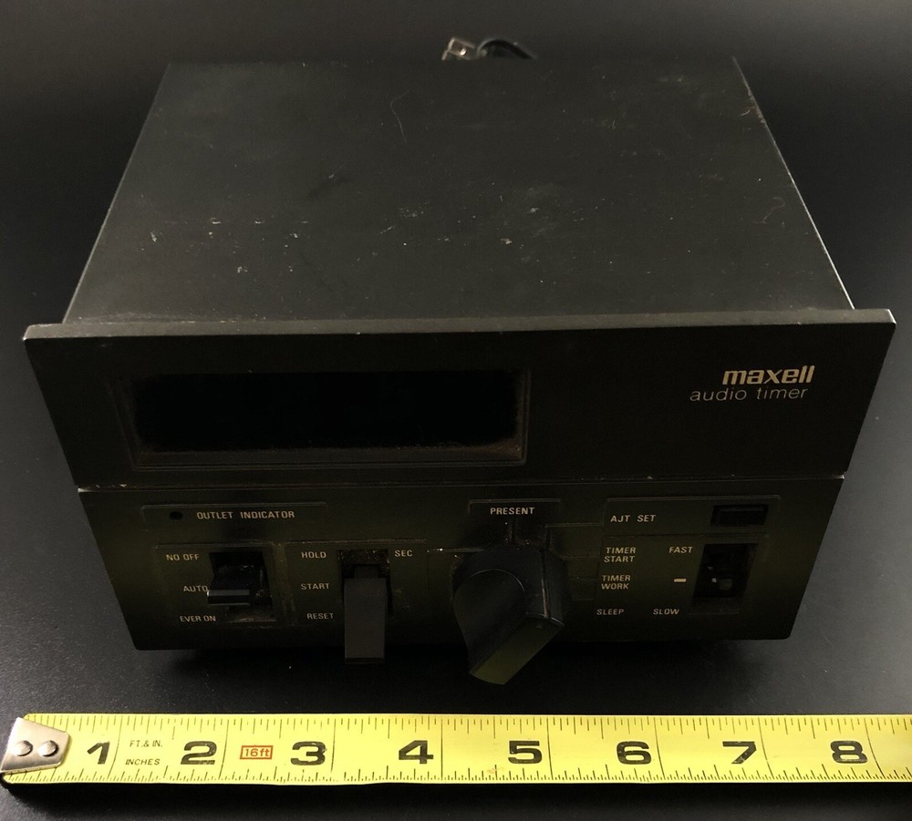 maxell audio timer Clock Works Vh8
