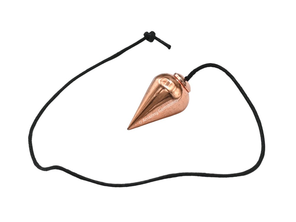 Copper Dome Cone Metal Pendulum for Divination