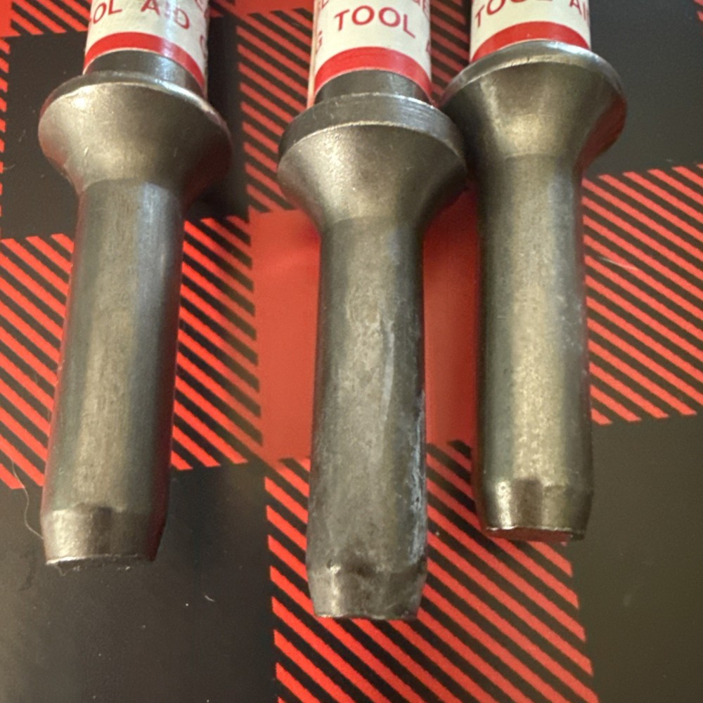 S&G TOOL AID 6pc PNEUMATIC AIR CHISEL PUNCH AUTO BODY WORK SET WELD BREAK “RUST”