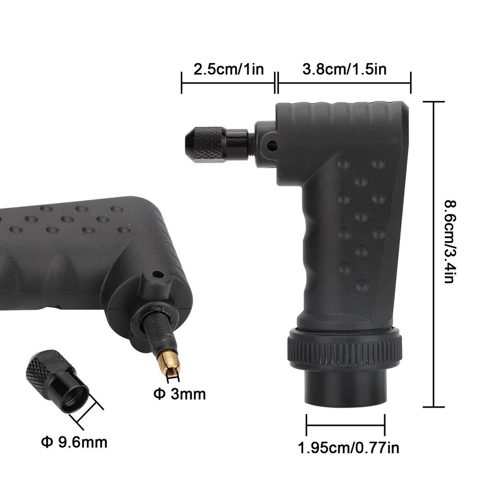 Right Angle Converter Adapter Kit Rotary Tool Attachment For Dremel Accessory