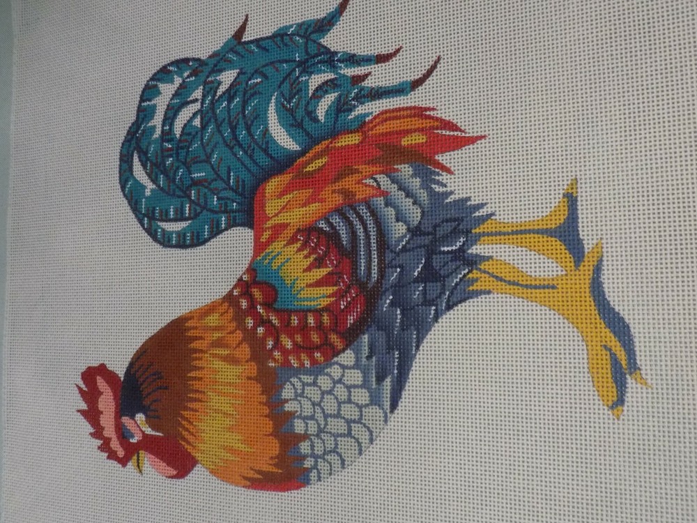 HAND PAINTED ROOSTER