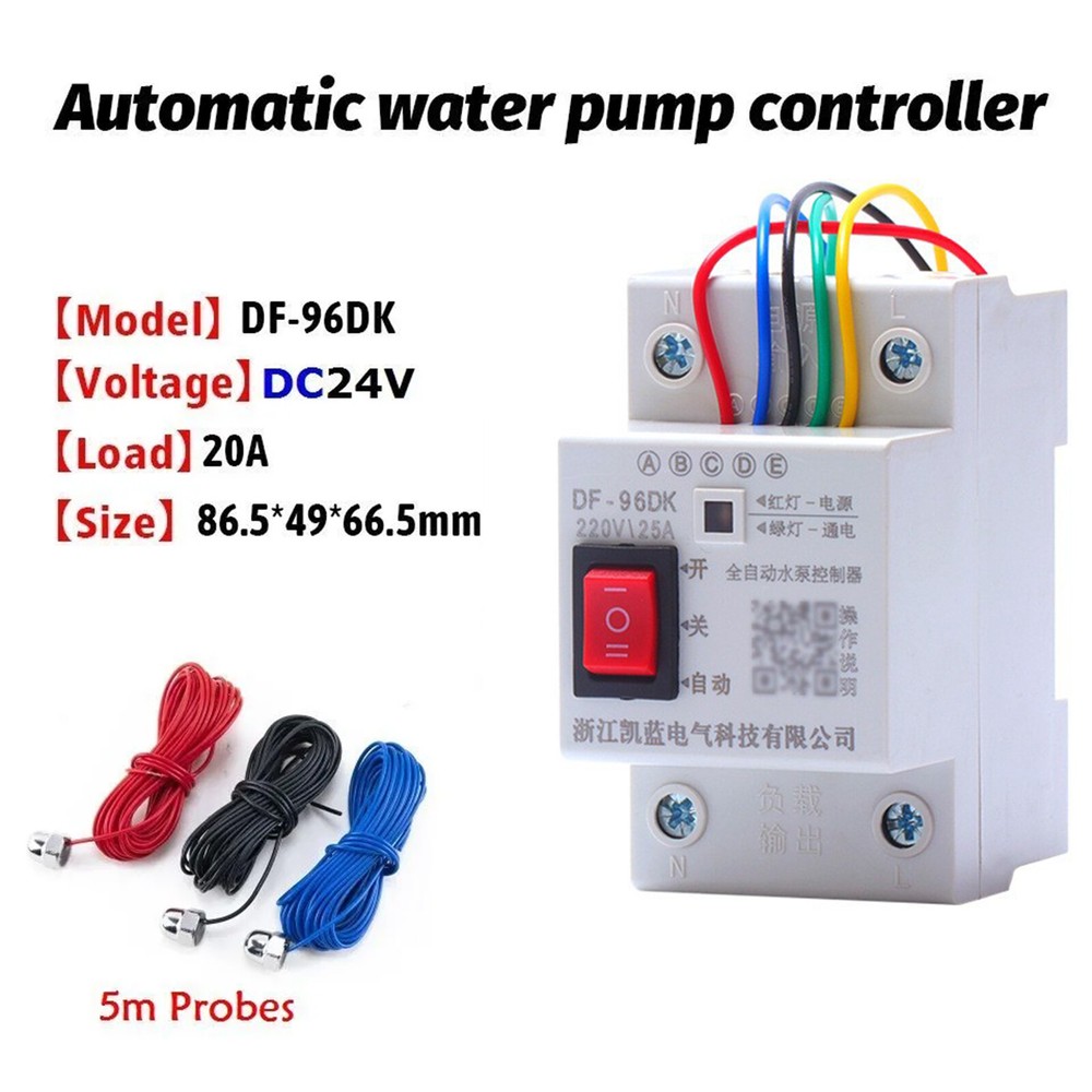 Automatic Water Level Controller Switch 20A Tank Liquid Level Detection Sensor
