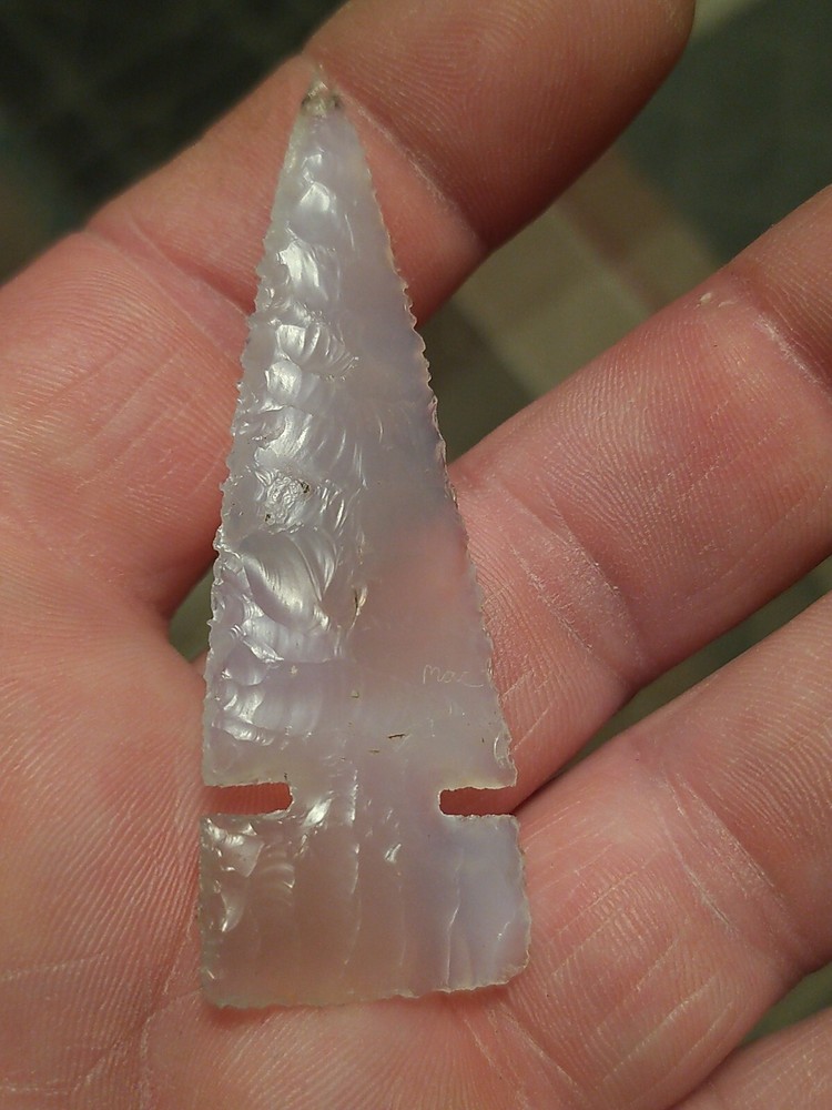 Side Notched Agate 2 5/8" x 7/8"