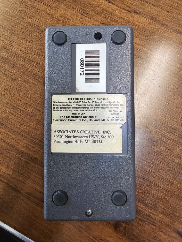 Fleetwood Reply Coordless System - Audience Response Keypad