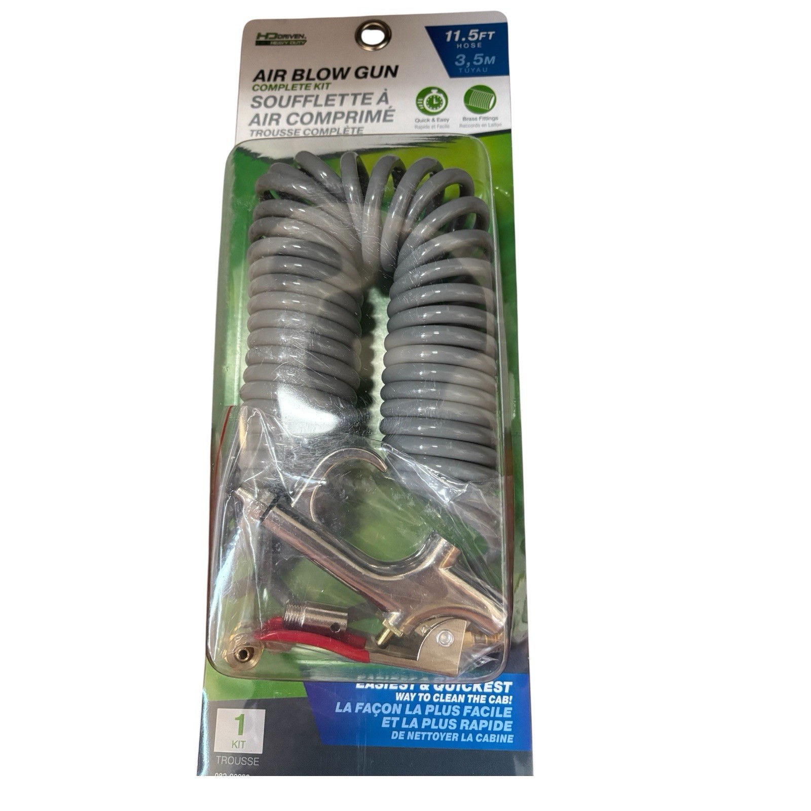 082-90000 Lynco Air Seat Blow Gun Kit with Hose for Truck Cab Cleaning