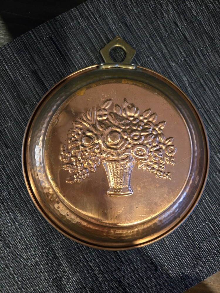 Vintage Copper Hanging Copper & Brass Accent