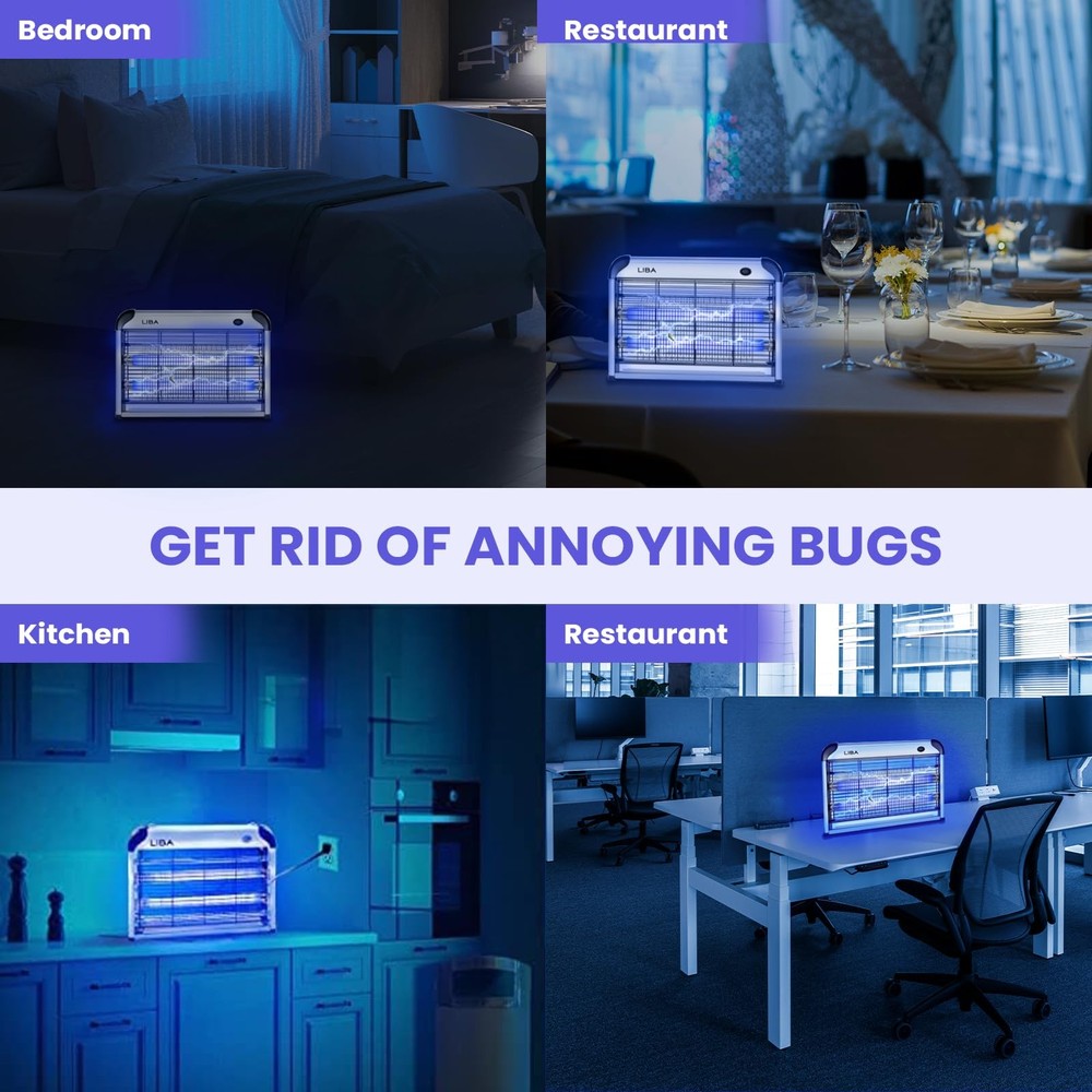 LiBa Bug Zapper Replacement Bulb Light Tube 10W for 20W Electronic Bug Zapper