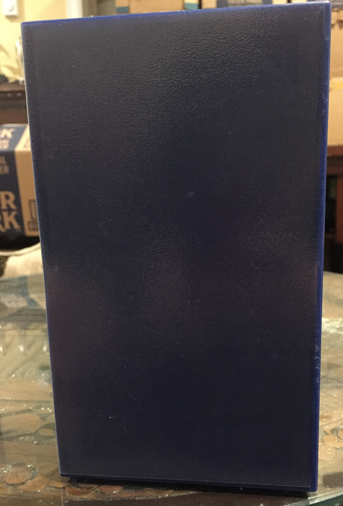 VHS Hard Clam Shell Case blue NEW !! library storage