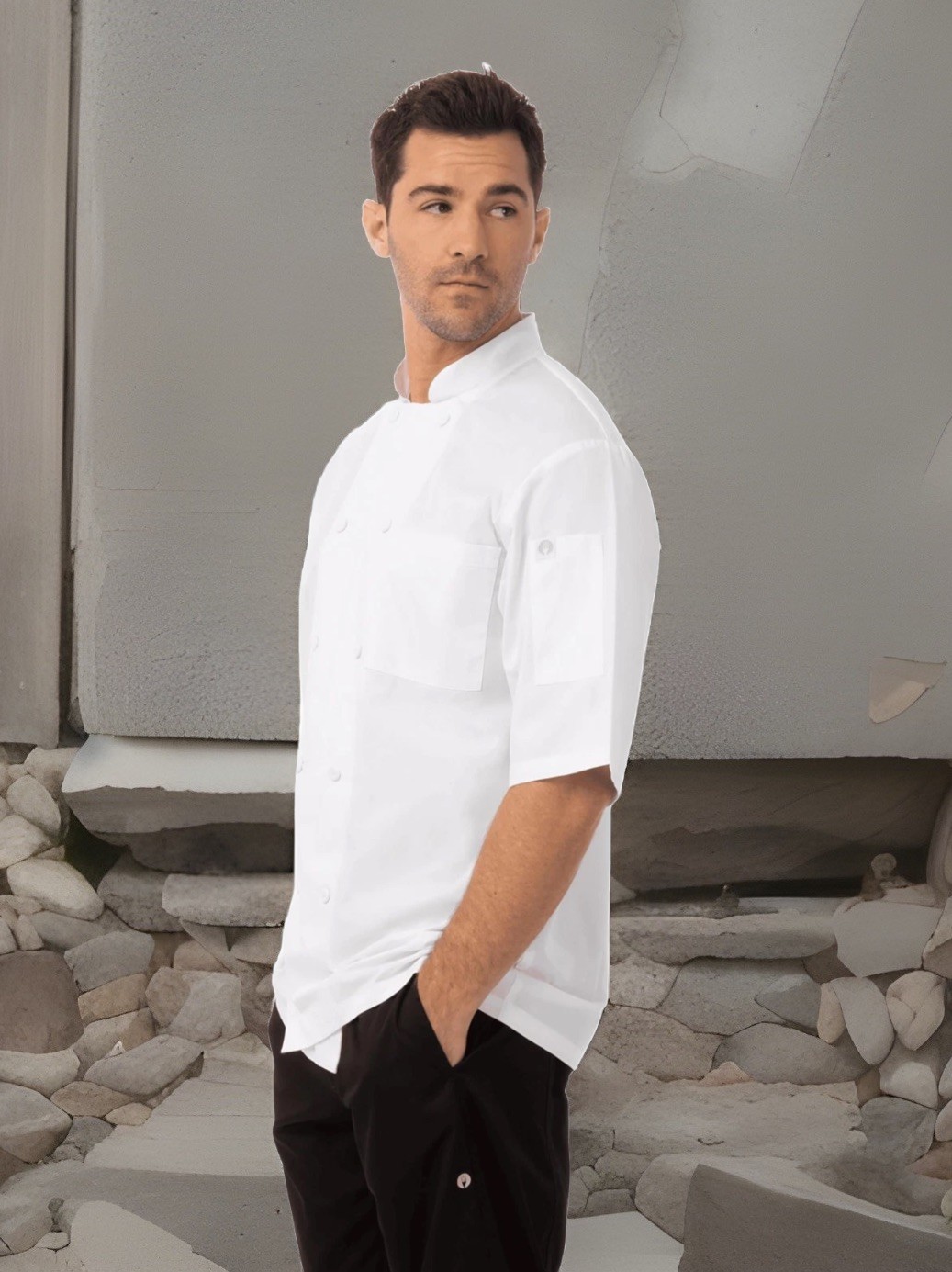 Chef Works Mens Cool Vent Chef Coat