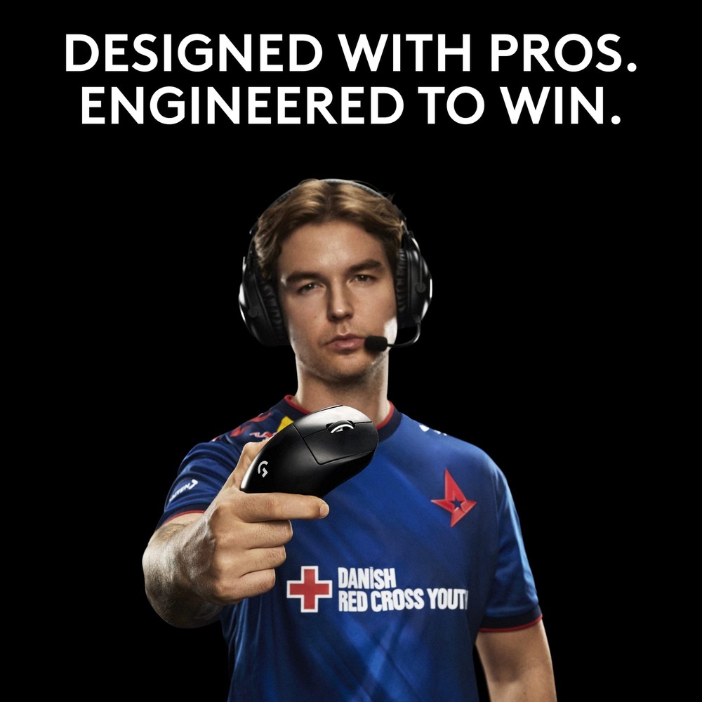 Logitech - PRO X Superlight 2 DEX Lightweight Wireless Optical HERO 2 Sensor ...