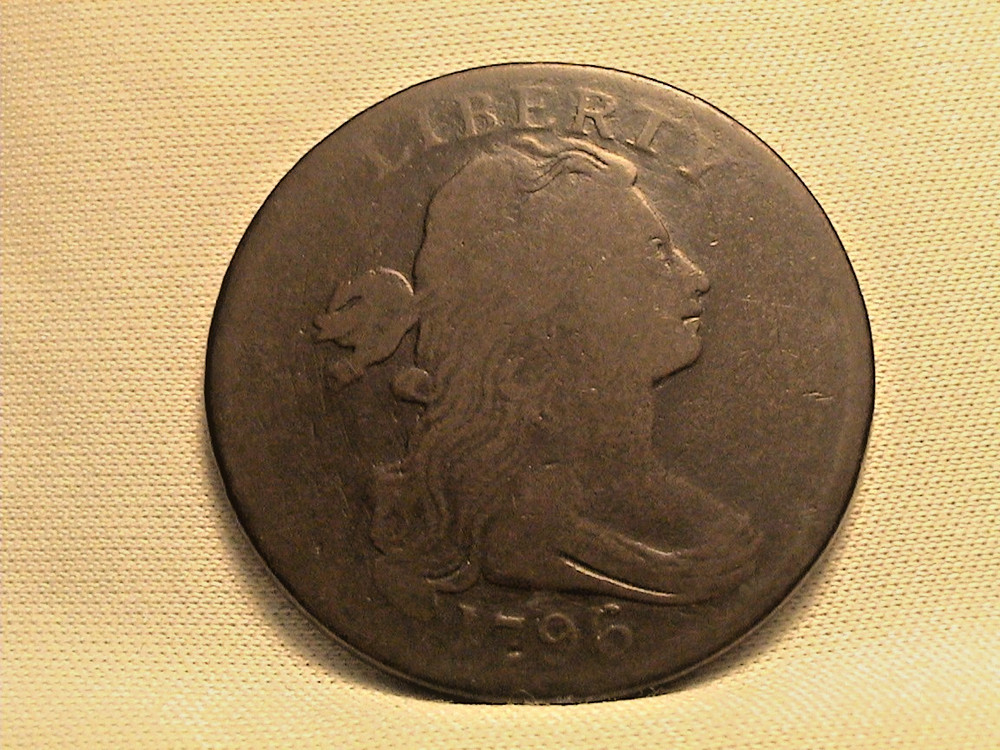 1796 Draped Bust Large Cent. S-109 R3