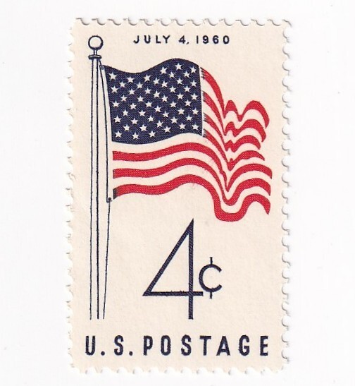 STAMP US SCOTT 1153 "50-Star Flag" 4 CENT 1960 MNH