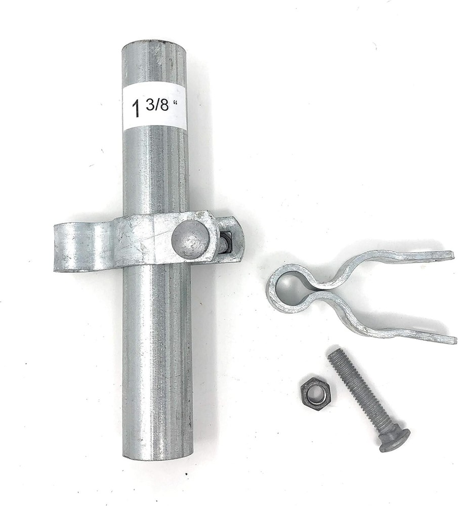 Reliable Chain Link Fence Frame Hinge 1-3/8" - 2 Complete Sets for Easy Install