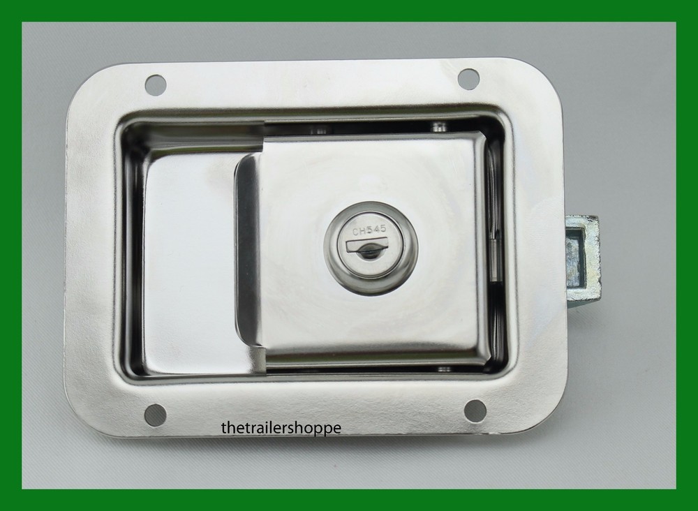 Junior Size Flush Mount Paddle Locking Latch for Truck and Trailer Toolboxes