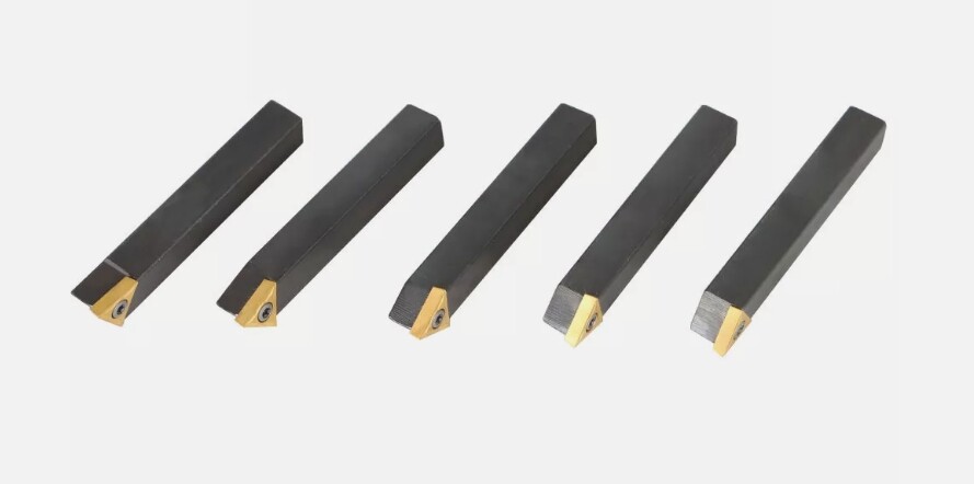 5 pc 3/8" Lathe Indexable Carbide Insert + 15PC Turning Tooling Bit Holder Set