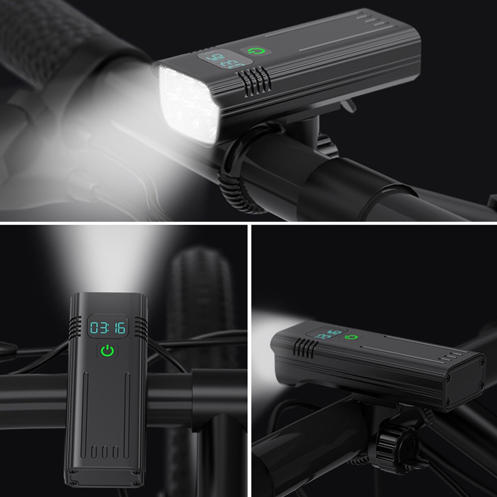 LED Bike Light USB Rechargeable Bicycle Front Headlight Waterproof Super Bright