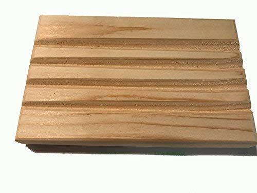 Two Ribbed Cedar Soap Savers