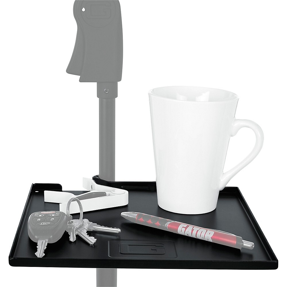 Gator GFW-SHELF0909 Frameworks small microphone stand clamp-on utility shelf