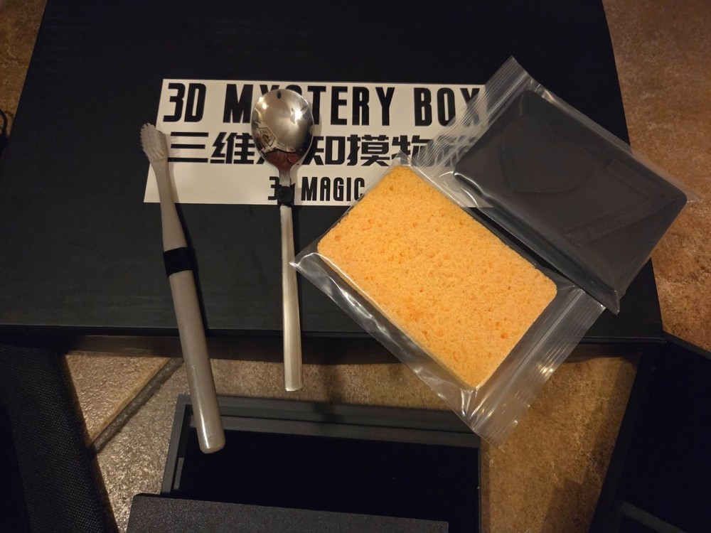 The Collapsible Guessing Box With Accessories Magic Mentalism Hypnosis Tricks