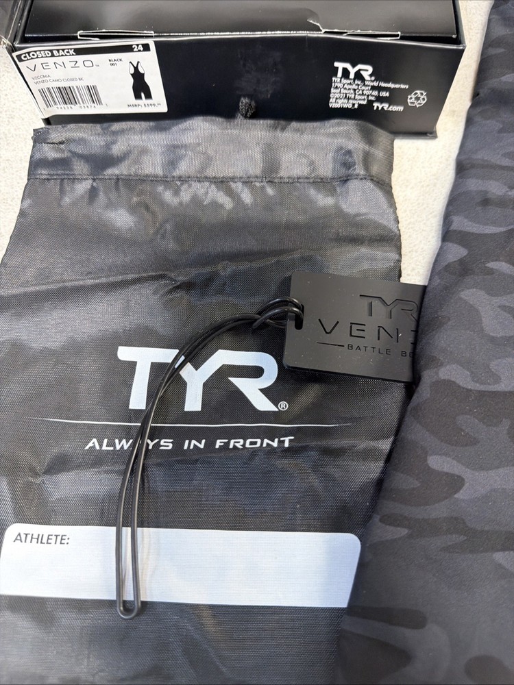 TYR VENZO CAMO CLOSED BACK SIZE 24
