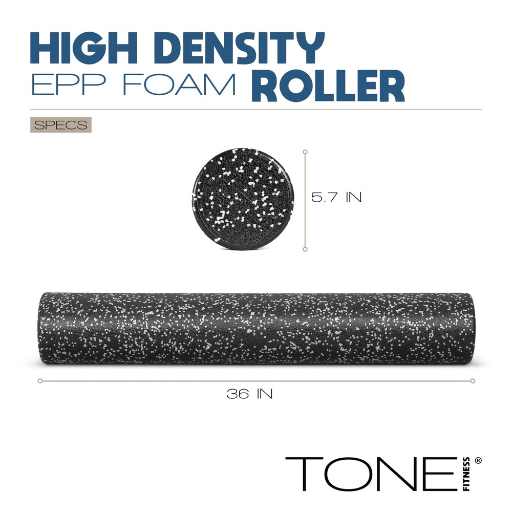 High Density EPP Foam Exercise Foam Roller for Yoga, Pilates, Stretching, Mas...