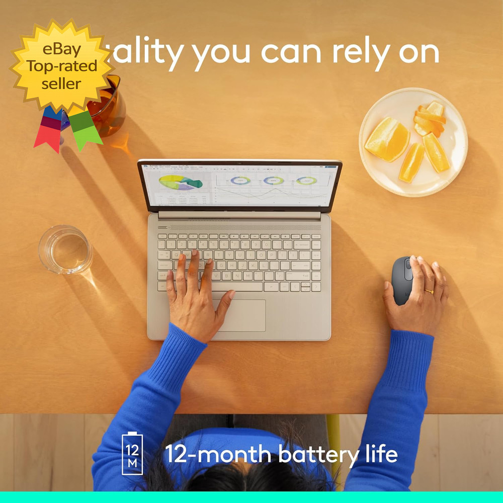 M196 Bluetooth Wireless Mouse Compact and Portable Mouse for Laptops Tablets