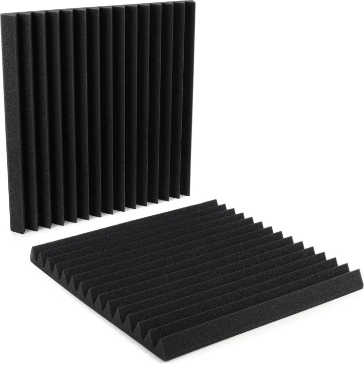 Auralex 2" Studiofoam Wedge 2'x2' Acoustic Panel - Charcoal (pair)