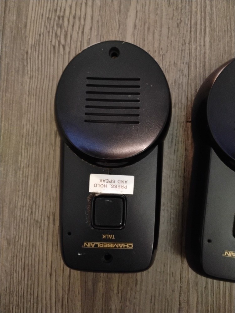 WireFree Indoor Add-On Intercom - Black Chamberlain Talk Battery Operating