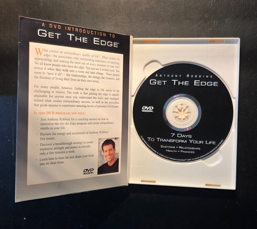Anthony Robbins Get The Edge (10 CD/1 DVD) & Personal Power (7 CD)
