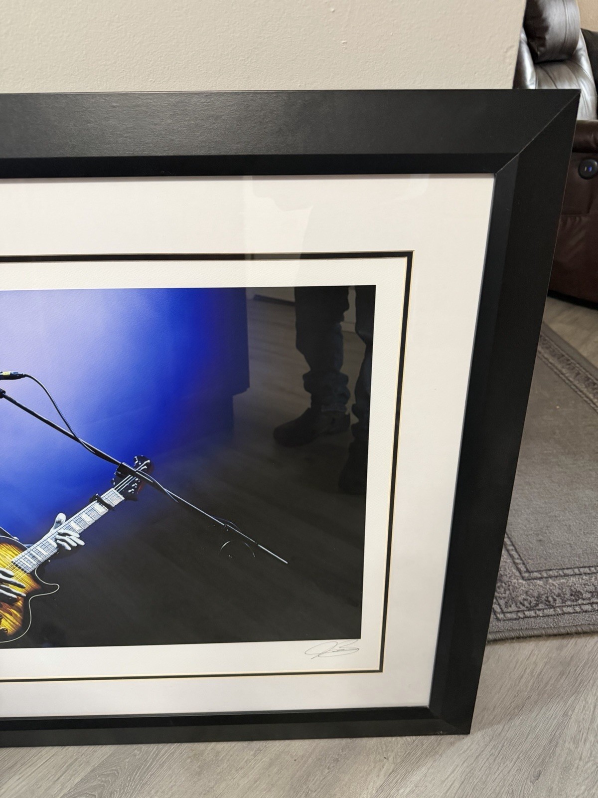 #43 Blues Deluxe" JOE BONAMASSA Collectible Litho (FRAMED - USA ONLY)