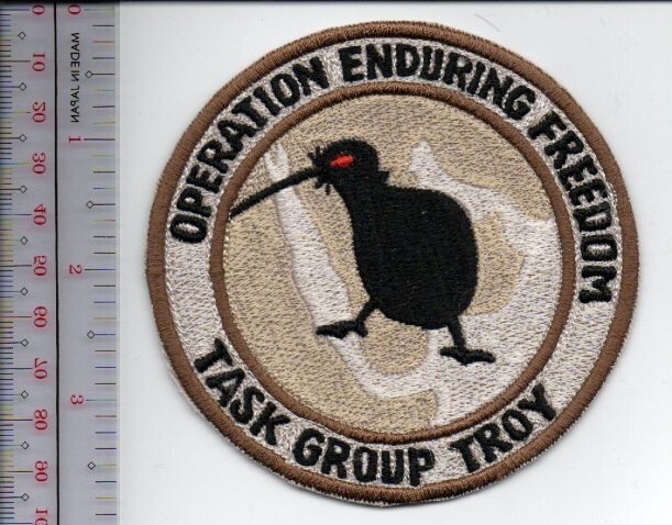 New Zealand ISAF Task Group KEA & Task Force Troy Patch lot 2 patch