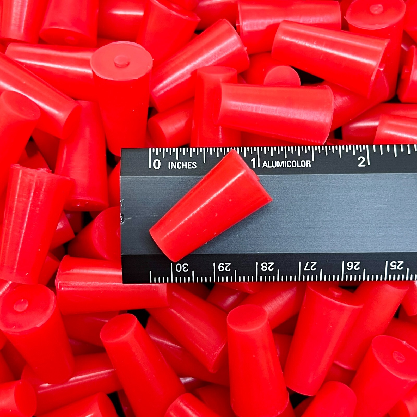 High Temp Masking Supply .375" x .562" STP107 Silicone Rubber Plugs - 25 Pack