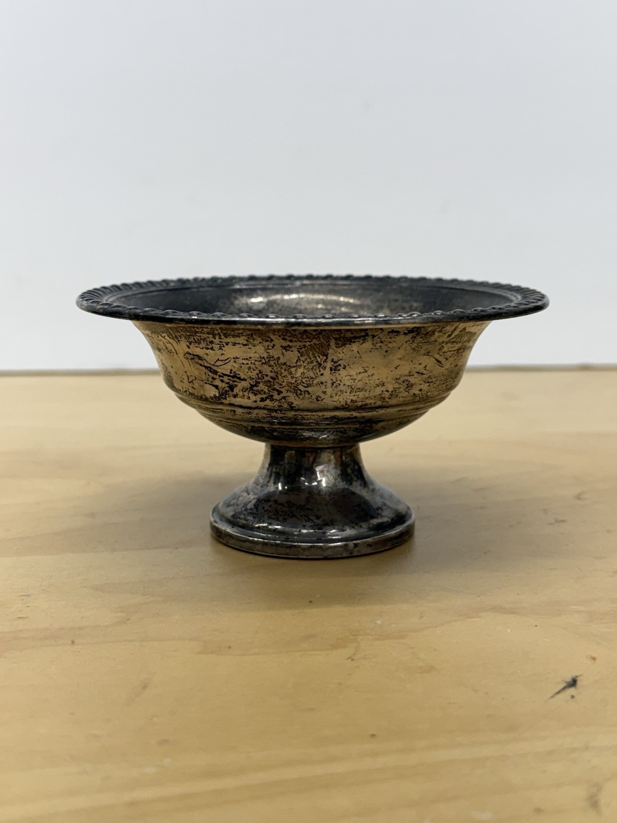 Revere Silversmiths Sterling Silver Weighted Compote 3” Tall #898