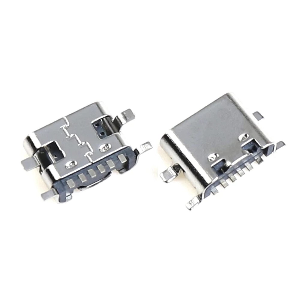 Teansic 100Pcs 10Models Type-C 100 Pcs 10 Models, Black,Silver,Transparent
