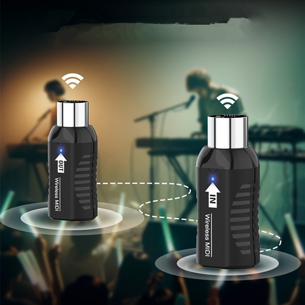 Midi Wireless Guitar Receiver Transmitter For Digital Piano Keyboard Accessory