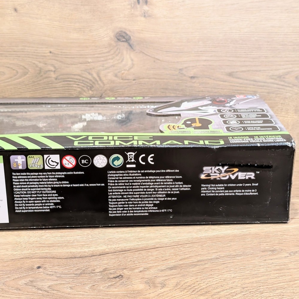 Sky Rover Voice Command RC Helicopter New
