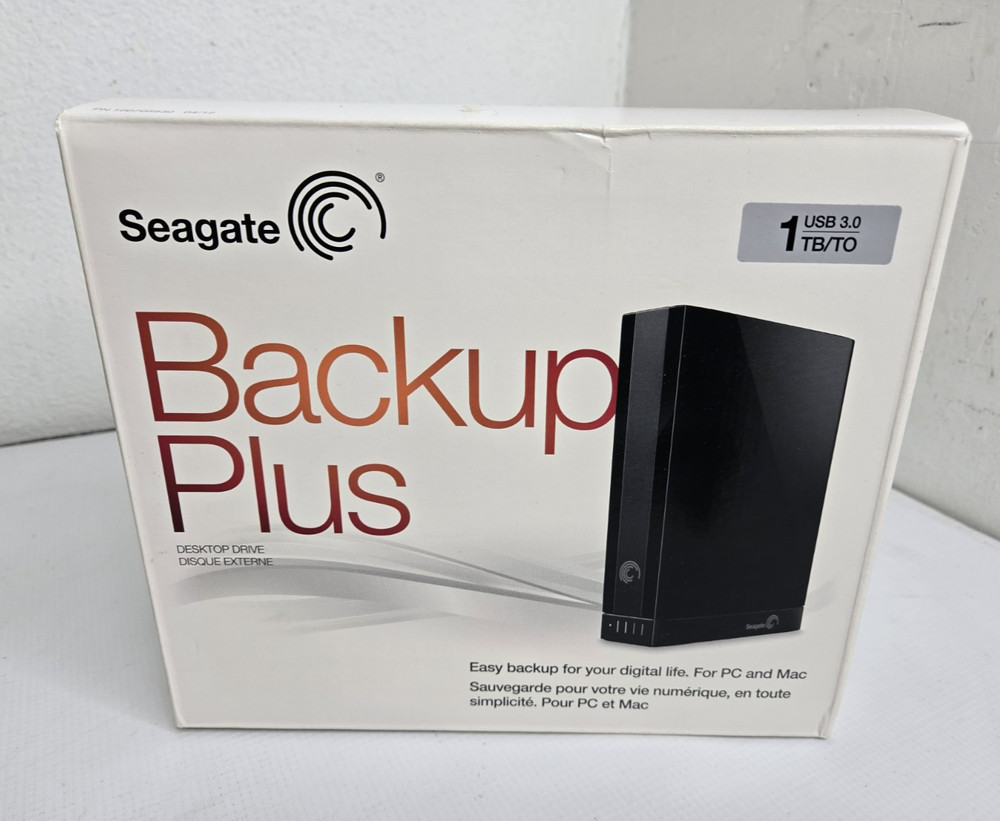 Seagate Backup Plus 1TB External Hard Drive – USB 3.0 For PC And MAC