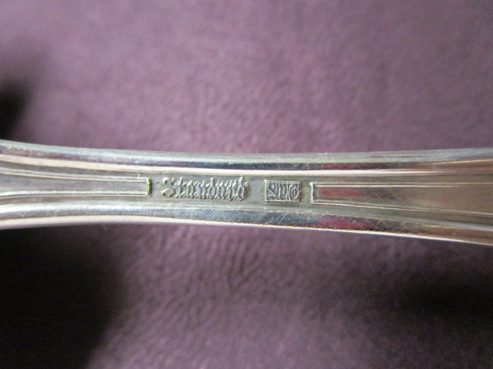 STANDARD SILVER PLATE CO. ONE Silverplate 3 Serving Pcs No Monograms