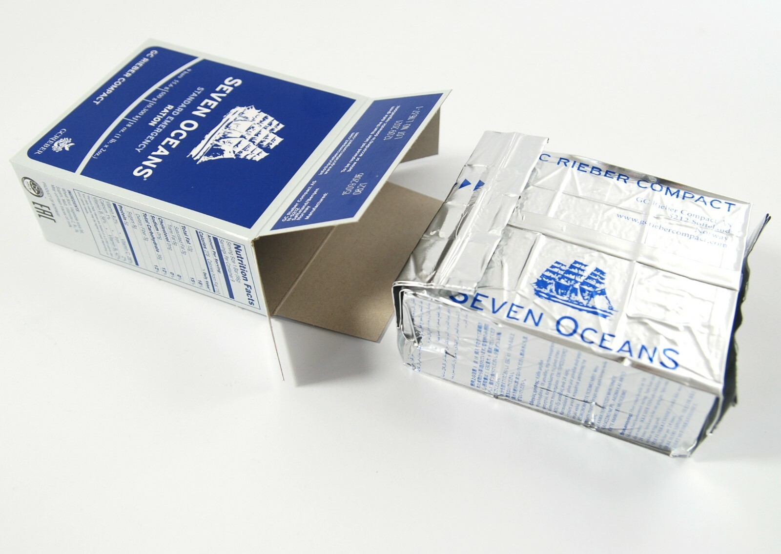 HALAL 2x BOX 500g EMERGENCY FOOD RATION MEAL SURVIVAL BISCUITS SEVEN OCEANS MRE